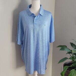 Callaway Light Blue Polo Golf Shirt